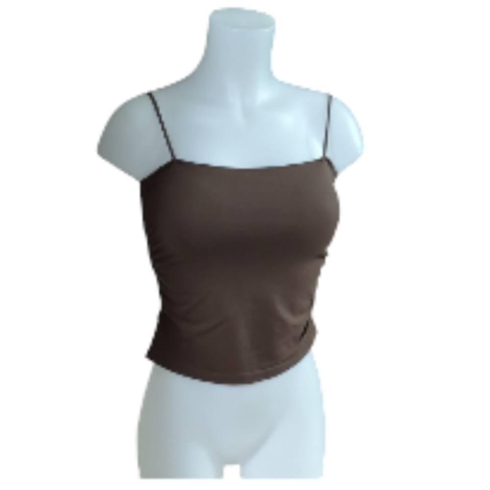 Size X's Brown Spaghetti Strap Top Like New